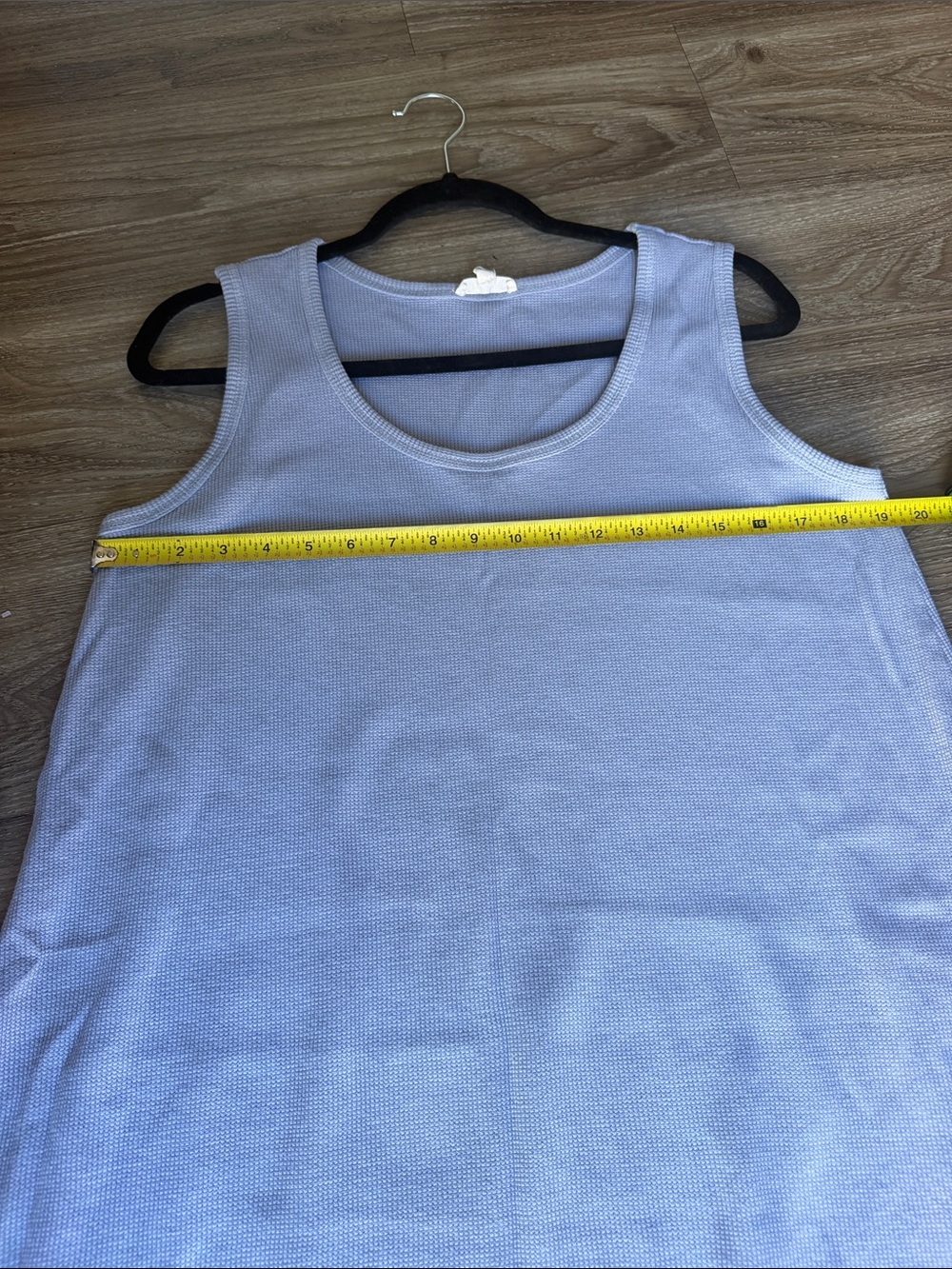 Eileen Fisher Light Blue Sleeveless Knit Organic Cotton Dress Size: M - Picture 7 of 8
